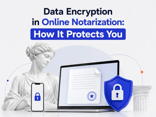 Data Encryption in Online Notarization: How It Protects You