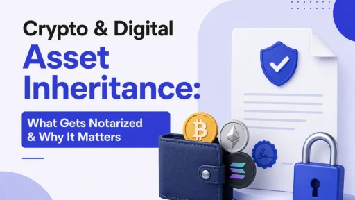 Crypto & Digital Asset Inheritance: What Gets Notarized and Why It Matters