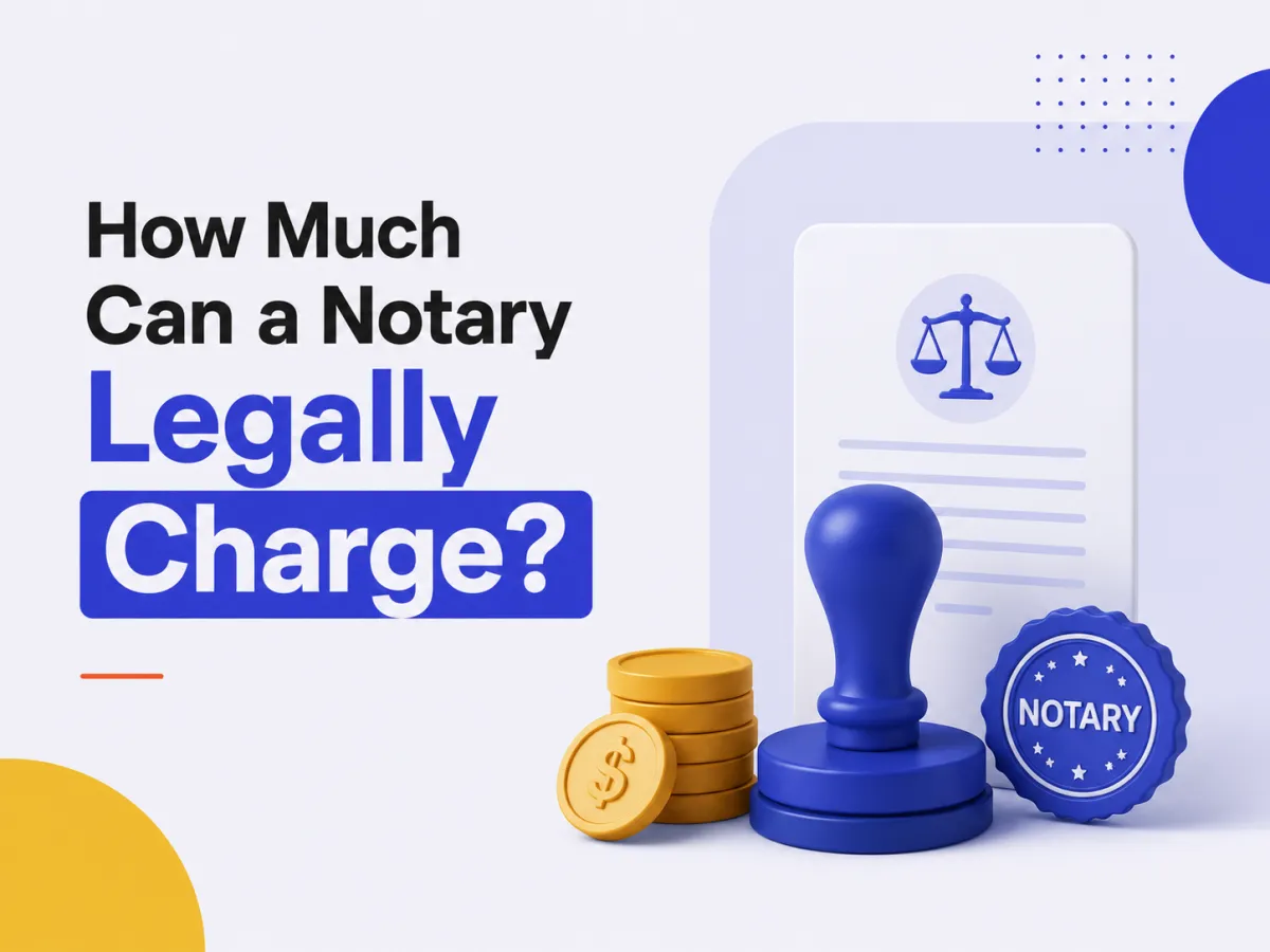How Much Can a Notary Legally Charge?